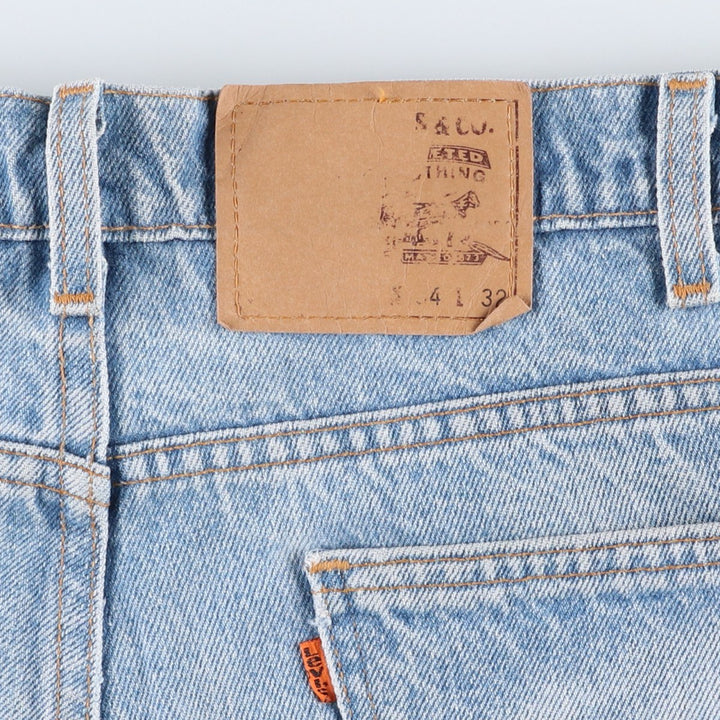 90'S Levi's 20517-0217 Orange Tab Bootcut Denim Pants Made in USA Men's W34 Vintage cotton blue type Vintage Second Hand