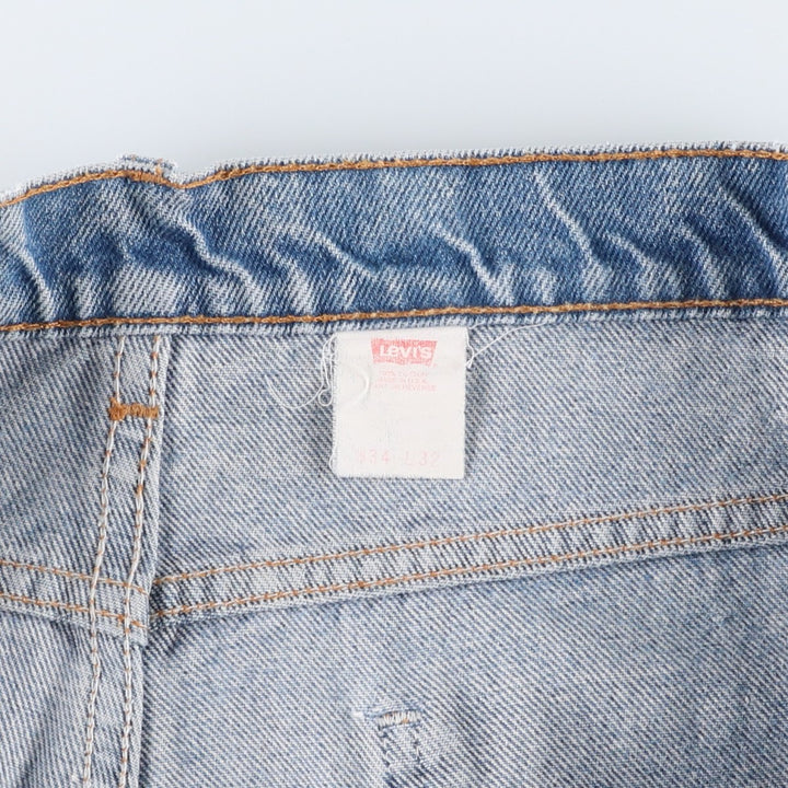90'S Levi's 20517-0217 Orange Tab Bootcut Denim Pants Made in USA Men's W34 Vintage cotton blue type Vintage Second Hand