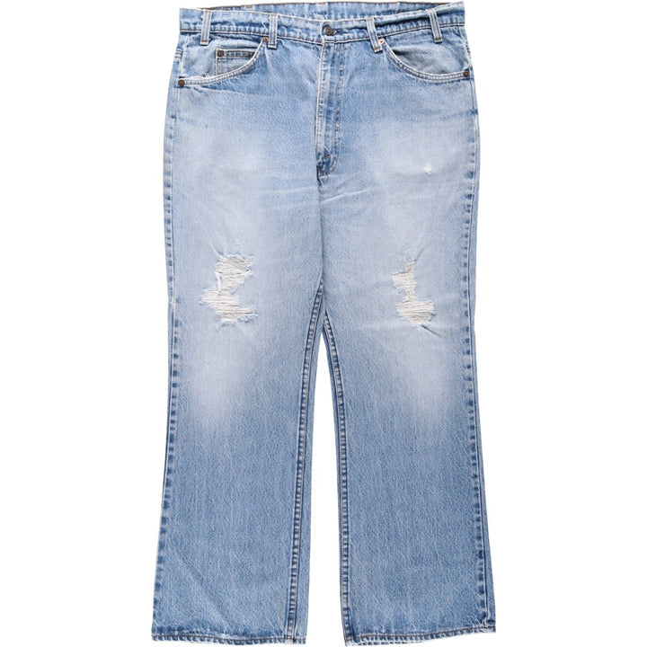 90'S Levi's Orange Tab Bootcut Denim Pants, Men's Size W37 (approx.), Vintage unclear blue type Vintage Second Hand