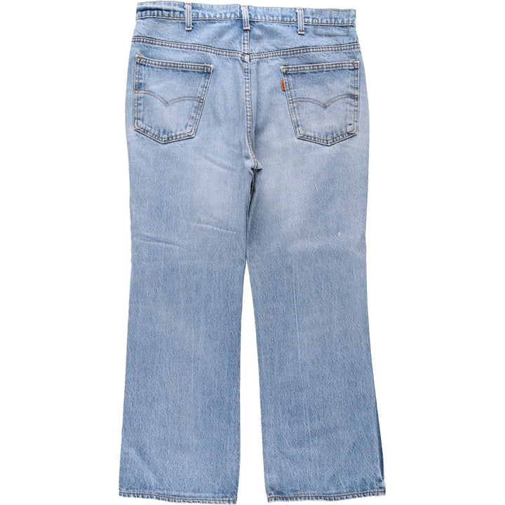 90'S Levi's Orange Tab Bootcut Denim Pants, Men's Size W37 (approx.), Vintage unclear blue type Vintage Second Hand