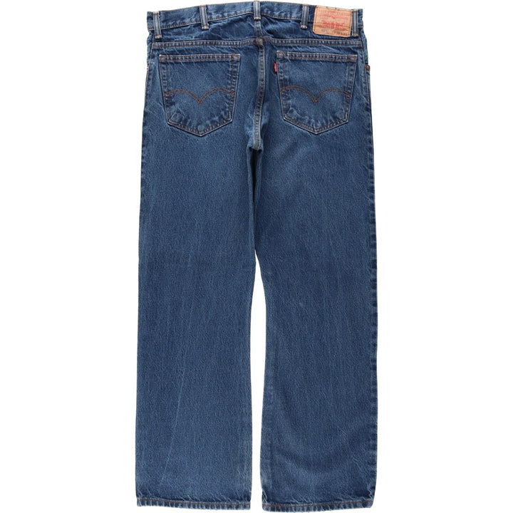 Levi's 517 Bootcut Denim Pants, Men's Size 37 cotton blue type Vintage Second Hand
