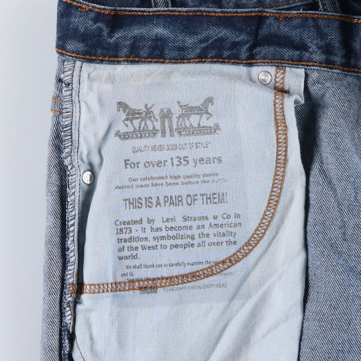 Levi's 517 Bootcut Denim Pants, Men's Size 37 cotton blue type Vintage Second Hand