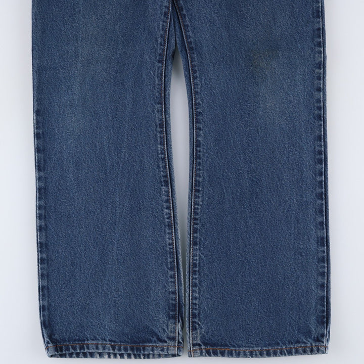 Levi's 517 Bootcut Denim Pants, Men's Size 37 cotton blue type Vintage Second Hand