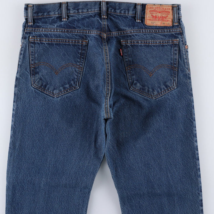 Levi's 517 Bootcut Denim Pants, Men's Size 37 cotton blue type Vintage Second Hand