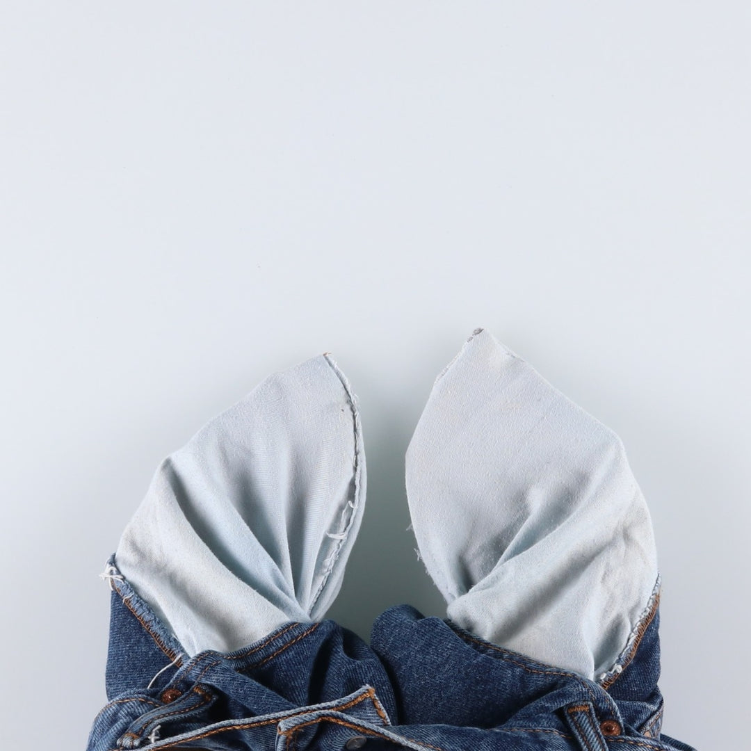 Levi's 517 Bootcut Denim Pants, Men's Size 37 cotton blue type Vintage Second Hand