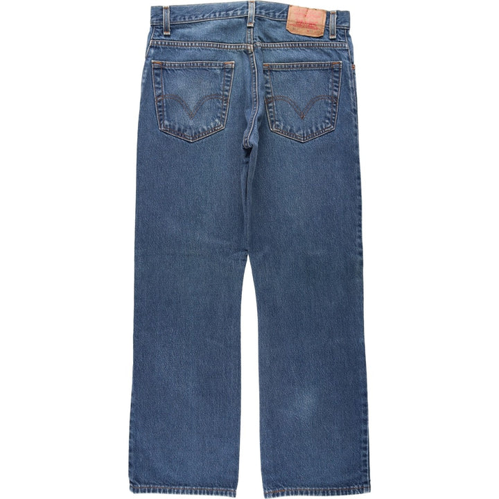Levi's 517 BOOT CUT Bootcut denim pants for men, size w33 cotton blue type Vintage Second Hand