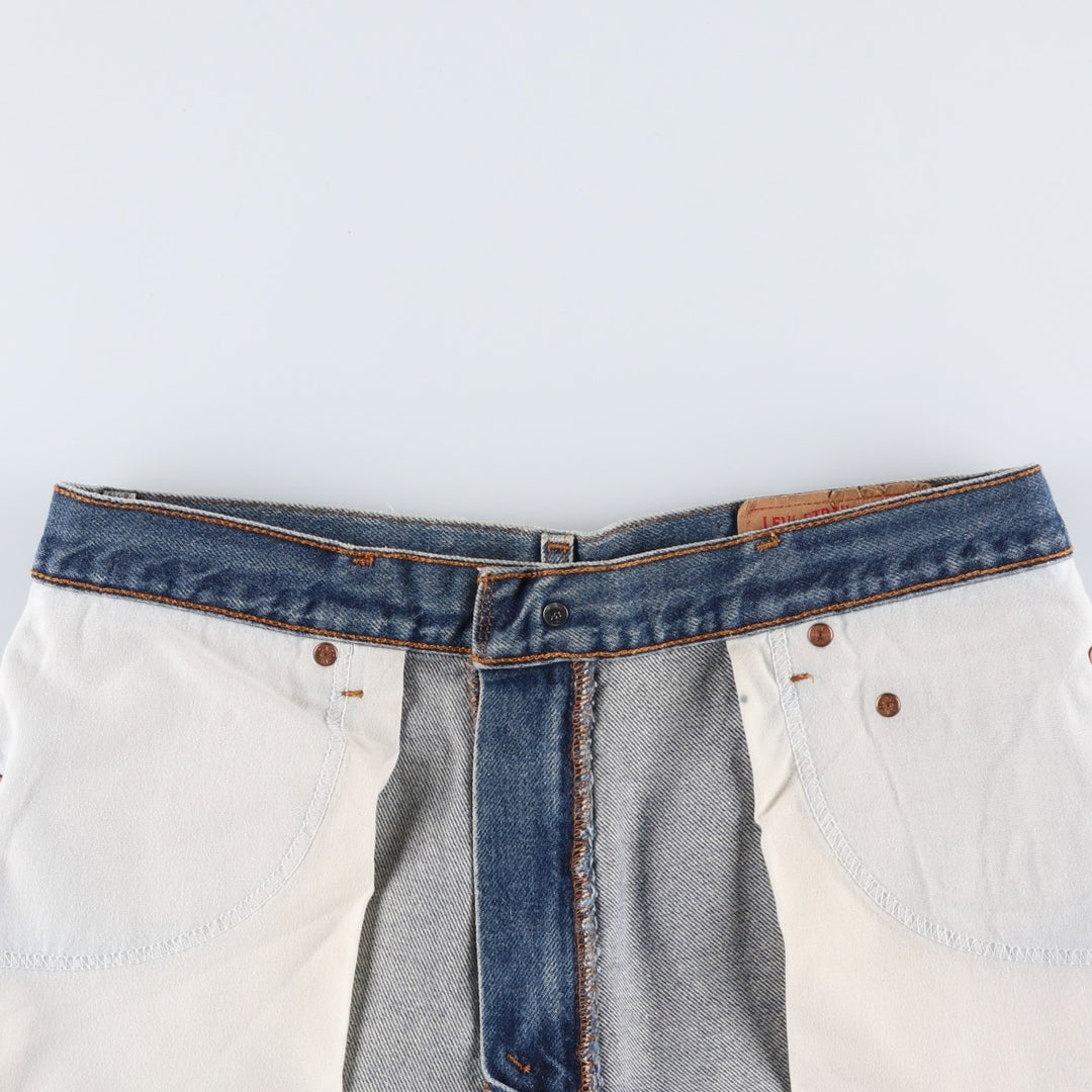 Levi's 517 BOOT CUT Bootcut denim pants for men, size w33 cotton blue type Vintage Second Hand
