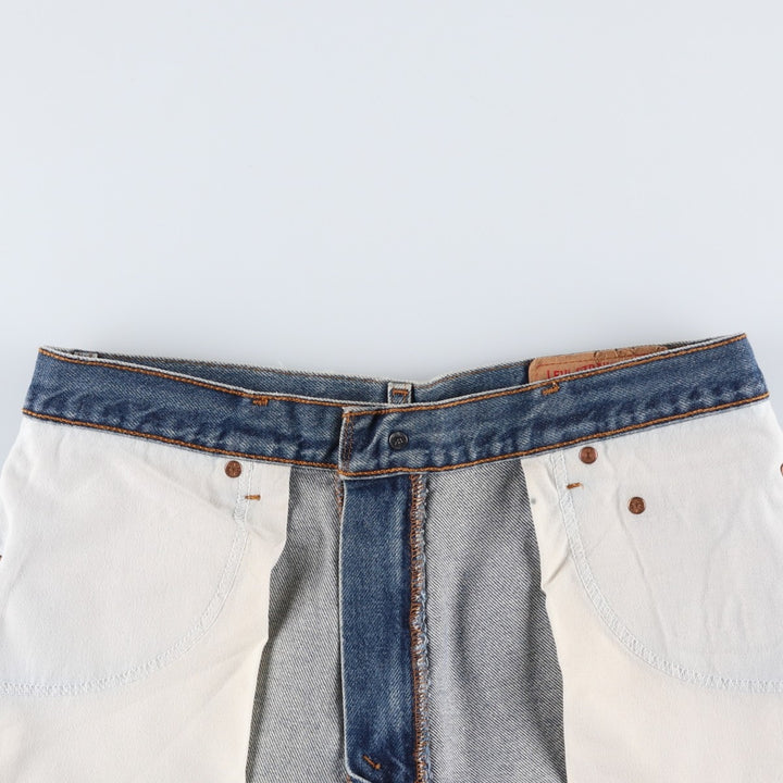 Levi's 517 BOOT CUT Bootcut denim pants for men, size w33 cotton blue type Vintage Second Hand