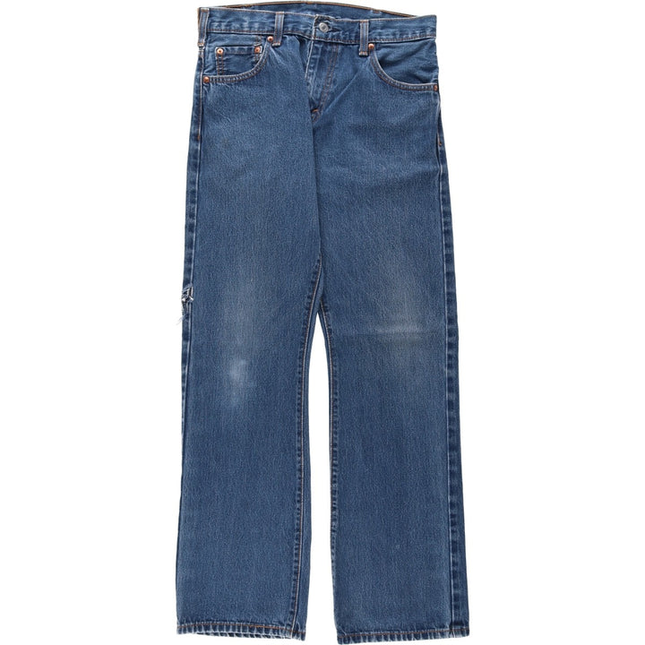 Levi's 517 Bootcut Denim Pants, Men's, Size W30 cotton blue type Vintage Second Hand