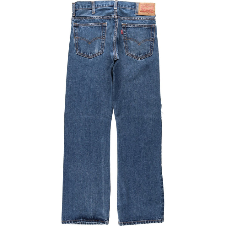 Levi's 517 Bootcut Denim Pants, Men's, Size W30 cotton blue type Vintage Second Hand