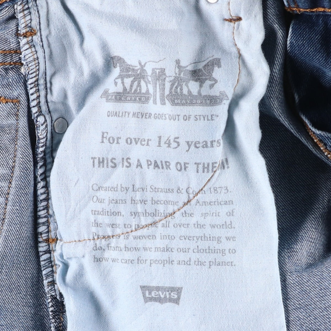Levi's 517 Bootcut Denim Pants, Men's, Size W30 cotton blue type Vintage Second Hand
