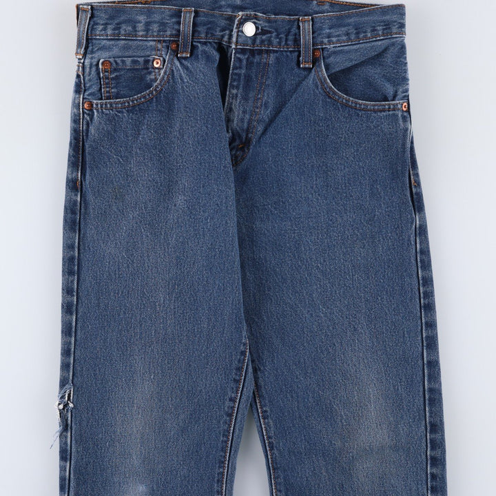 Levi's 517 Bootcut Denim Pants, Men's, Size W30 cotton blue type Vintage Second Hand