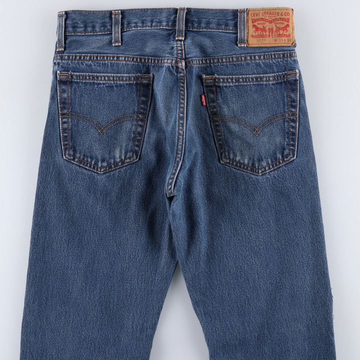 Levi's 517 Bootcut Denim Pants, Men's, Size W30 cotton blue type Vintage Second Hand