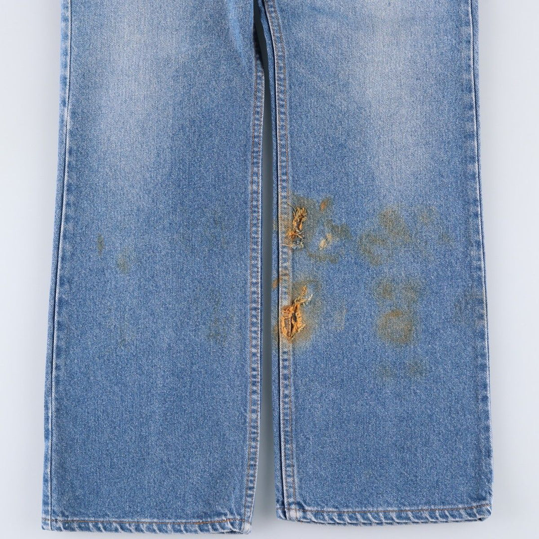 90'S Levi's 517 Orange Tab Bootcut Denim Pants, Men's Size W34 (approx.), Vintage unclear blue type Vintage Second Hand