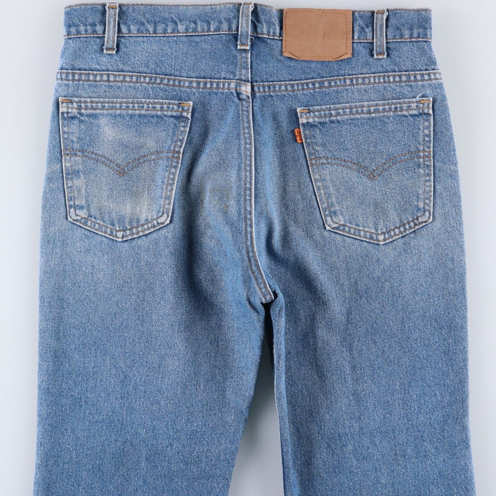 90'S Levi's 517 Orange Tab Bootcut Denim Pants, Men's Size W34 (approx.), Vintage unclear blue type Vintage Second Hand