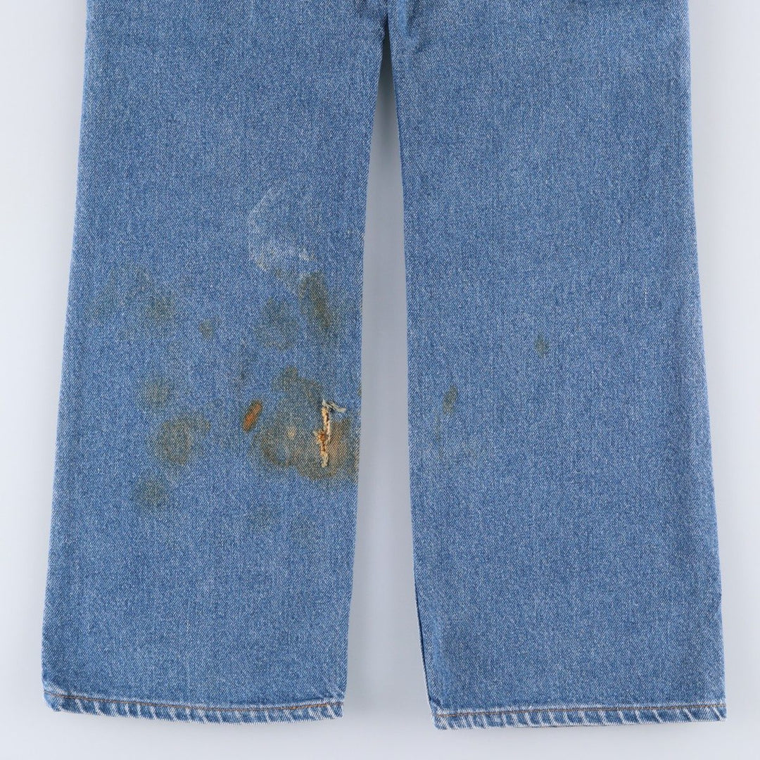 90'S Levi's 517 Orange Tab Bootcut Denim Pants, Men's Size W34 (approx.), Vintage unclear blue type Vintage Second Hand