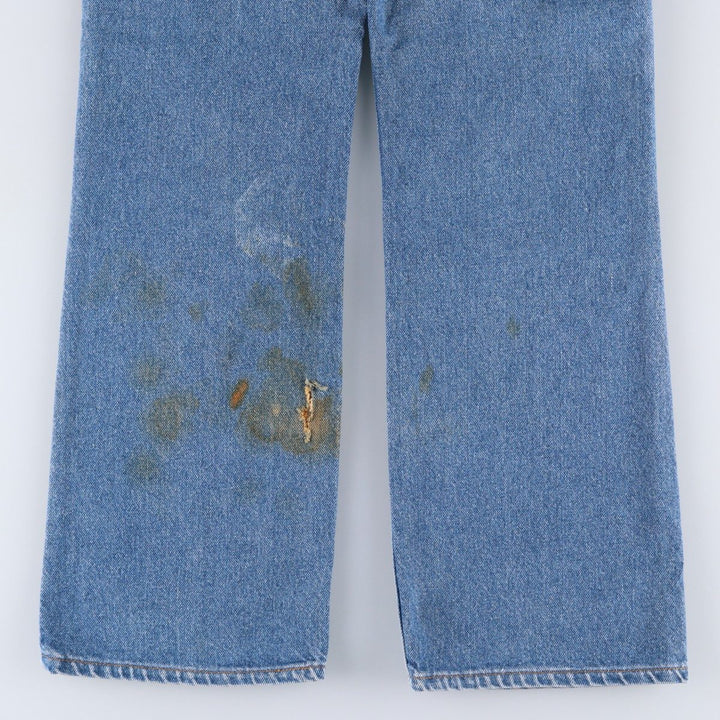 90'S Levi's 517 Orange Tab Bootcut Denim Pants, Men's Size W34 (approx.), Vintage unclear blue type Vintage Second Hand