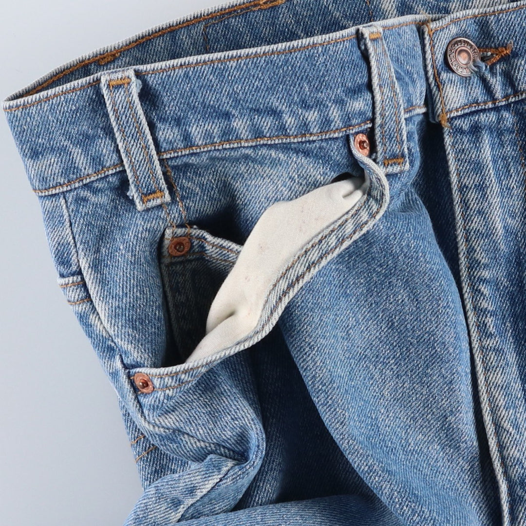 90'S Levi's 517 Orange Tab Bootcut Denim Pants, Men's Size W34 (approx.), Vintage unclear blue type Vintage Second Hand