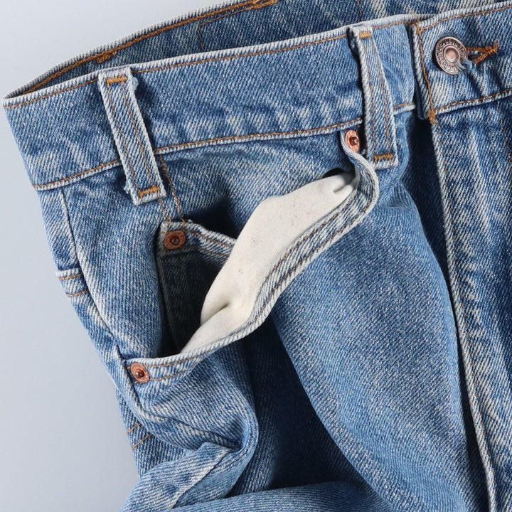 90'S Levi's 517 Orange Tab Bootcut Denim Pants, Men's Size W34 (approx.), Vintage unclear blue type Vintage Second Hand