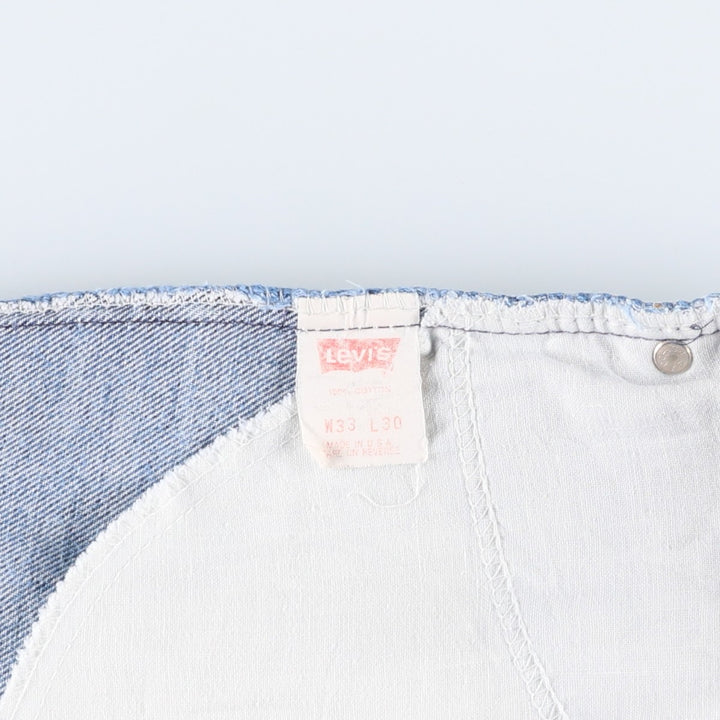 Vintage 80s-90'S Levi's 20517-0217 Orange Tab Bootcut Denim Pants, Made in USA, Men's Size 34 cotton Blue type light blue Vintage Second Hand