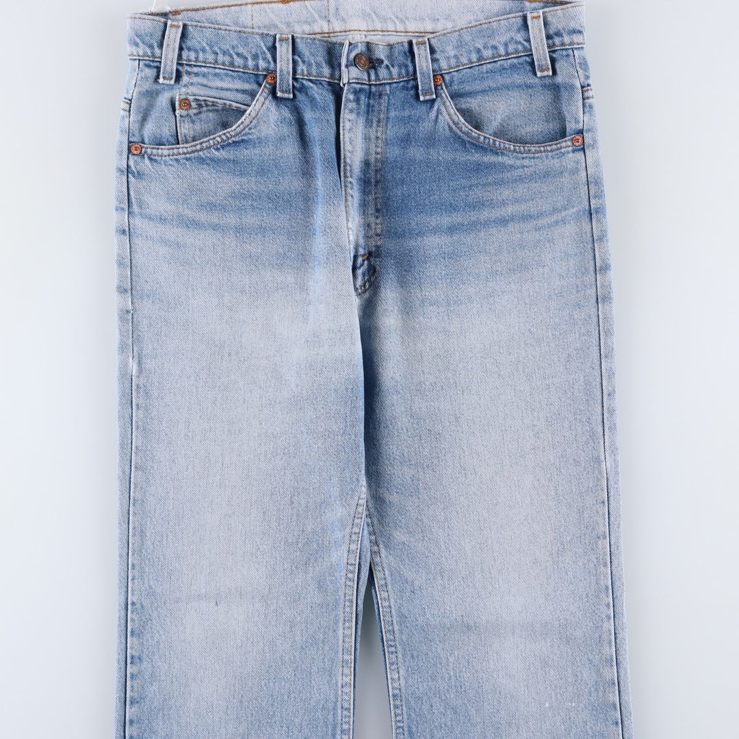 Vintage 80s-90'S Levi's 20517-0217 Orange Tab Bootcut Denim Pants, Made in USA, Men's Size 34 cotton Blue type light blue Vintage Second Hand