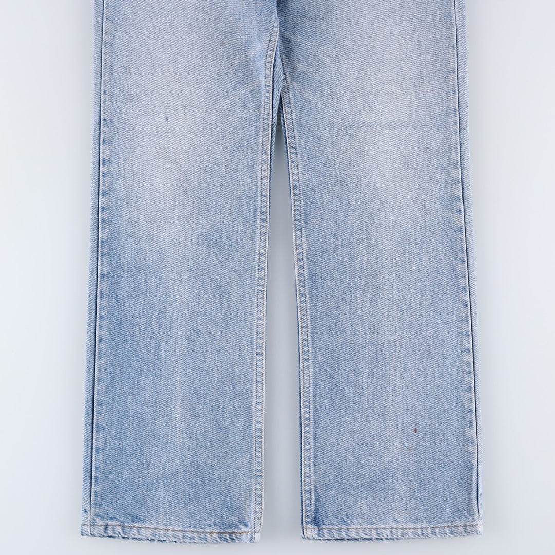 Vintage 80s-90'S Levi's 20517-0217 Orange Tab Bootcut Denim Pants, Made in USA, Men's Size 34 cotton Blue type light blue Vintage Second Hand
