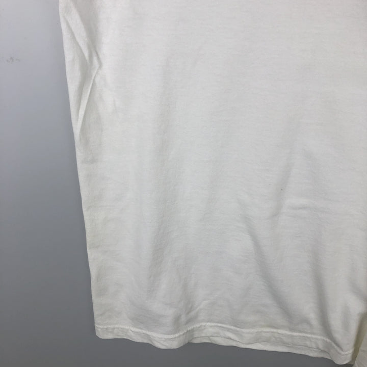 Napoleon Dynamite Print Ringer T-Shirt Movie T-Shirt Men's XL (approx.) cotton white type Vintage Second Hand