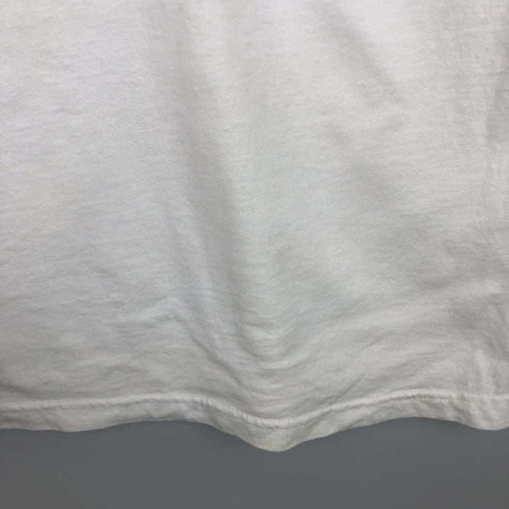 Napoleon Dynamite Print Ringer T-Shirt Movie T-Shirt Men's XL (approx.) cotton white type Vintage Second Hand