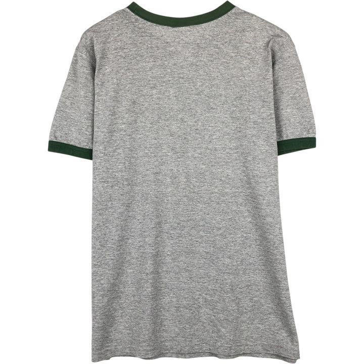 NFL Green Bay Packers Ringer T-Shirt, Men's Size XL (approx.) cotton gray type Vintage Second Hand