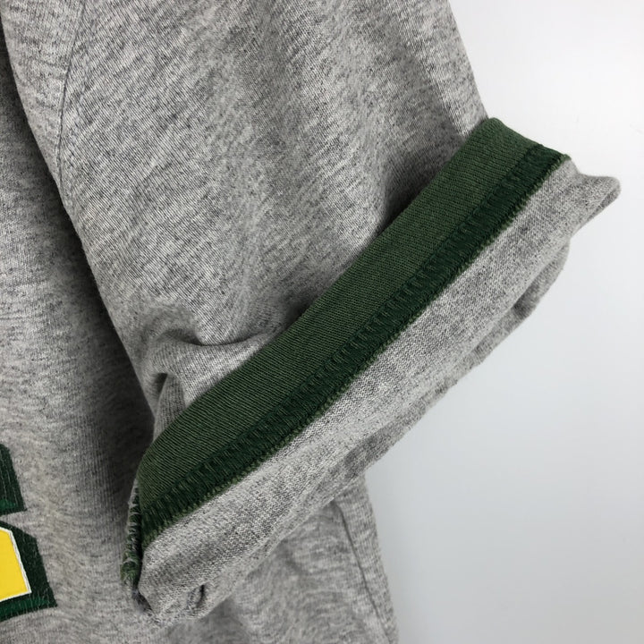 NFL Green Bay Packers Ringer T-Shirt, Men's Size XL (approx.) cotton gray type Vintage Second Hand