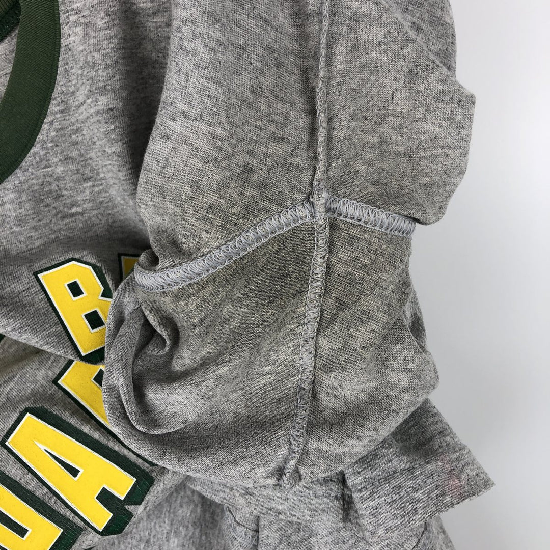 NFL Green Bay Packers Ringer T-Shirt, Men's Size XL (approx.) cotton gray type Vintage Second Hand