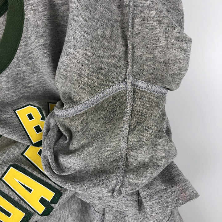NFL Green Bay Packers Ringer T-Shirt, Men's Size XL (approx.) cotton gray type Vintage Second Hand