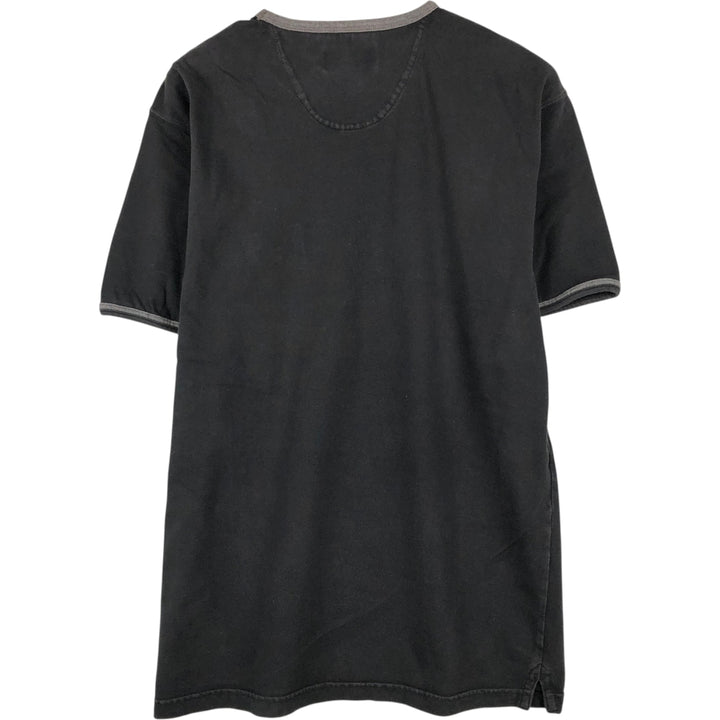 Ralph Lauren CHAPS Ringer T-shirt, Men's Size L (approx.) cotton black type Vintage Second Hand