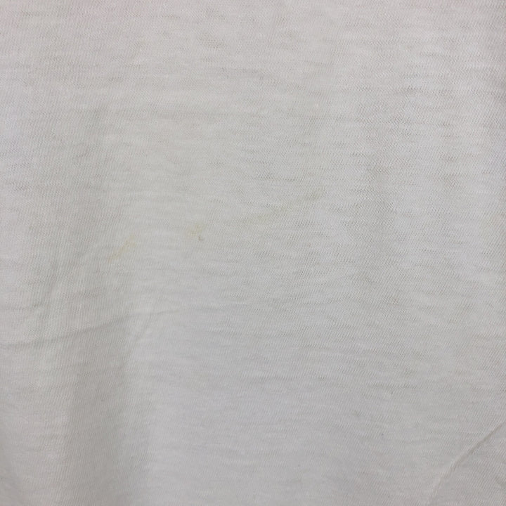90'S WNAP Stereo 93 Ringer T-Shirt, Made in USA, Men's Size L (Equivalent), Vintage cotton white type Vintage Second Hand