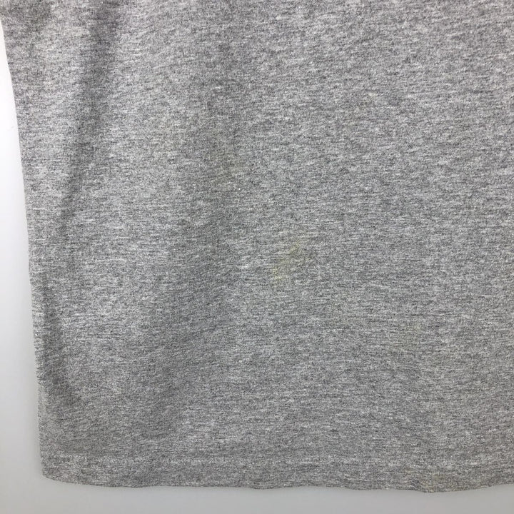 90'S Disney Mickey Mouse Ringer T-shirt, Character Print T-shirt, Men's Size M (approx.), Vintage cotton gray type Vintage Second Hand