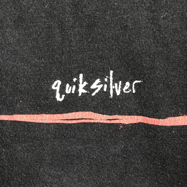 Quiksilver Long-Sleeve T-Shirt (Men's Size M) unclear black type Vintage Second Hand