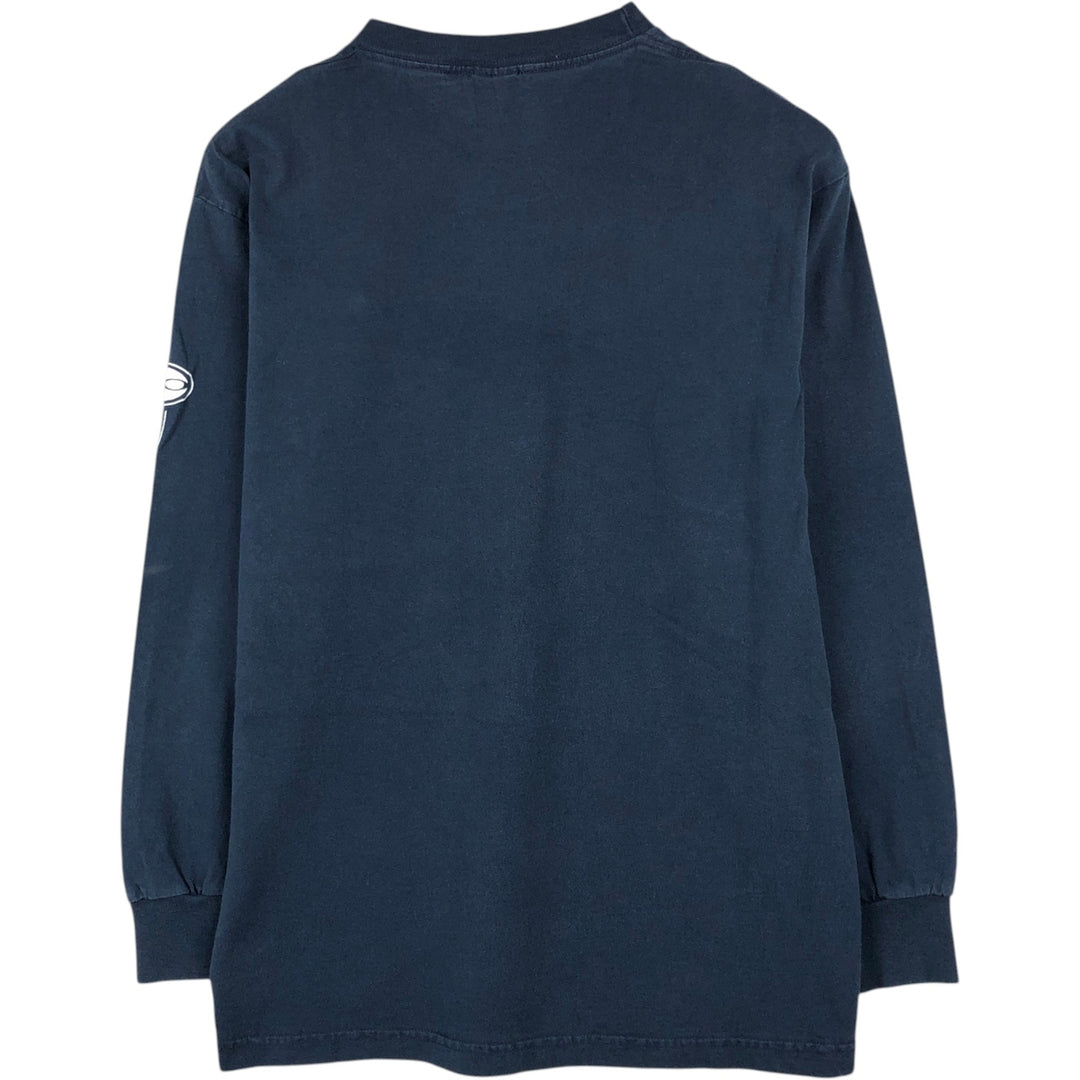 Ocean Pacific Long-Sleeve T-Shirt (Men's Size M) unclear navy blue type Vintage Second Hand