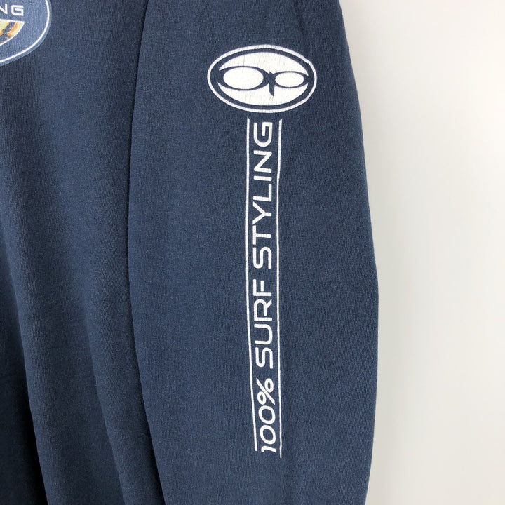 Ocean Pacific Long-Sleeve T-Shirt (Men's Size M) unclear navy blue type Vintage Second Hand