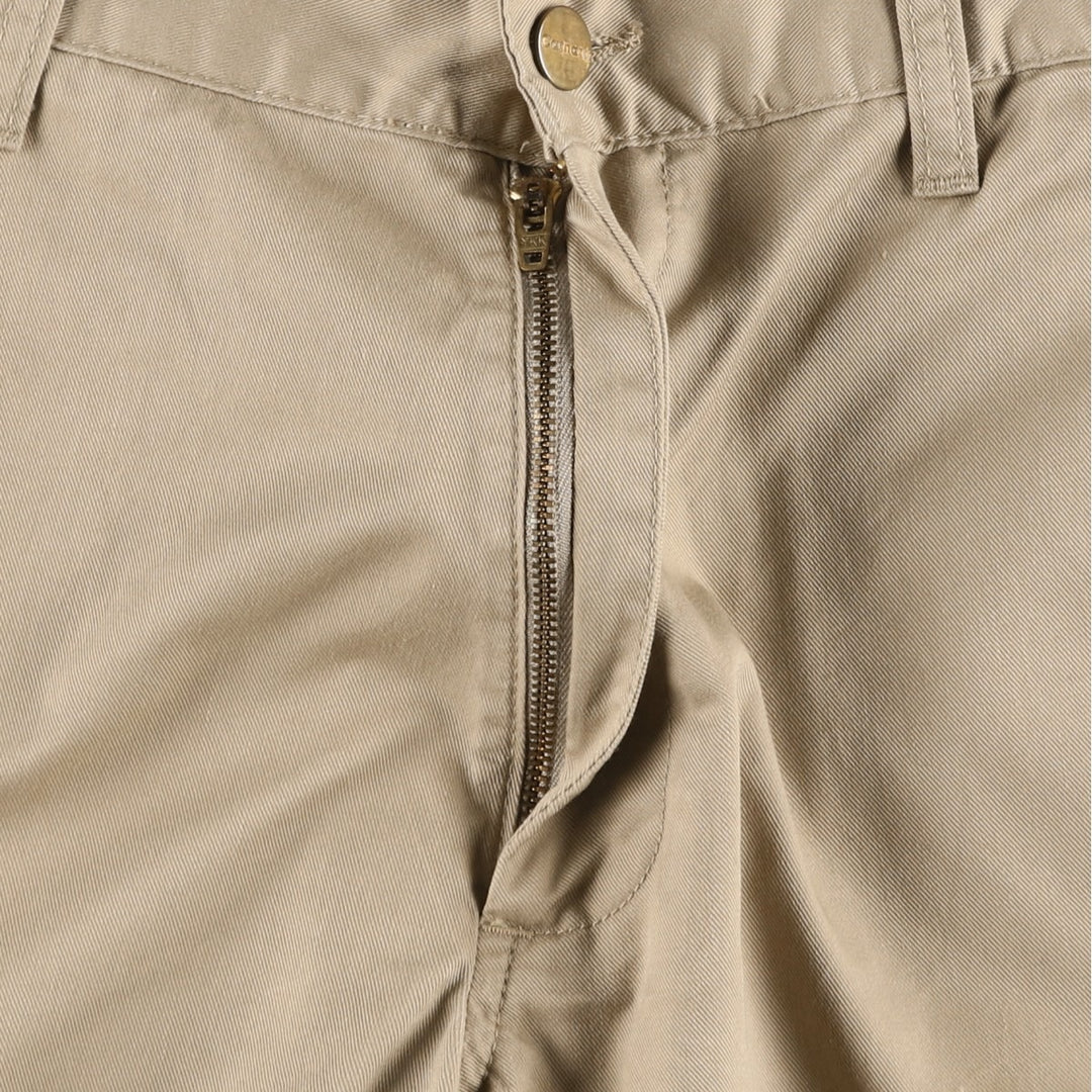 Carhartt WORK IN PROGRESS PRESENTER BERMUDA Work Shorts (Men's W35 equivalent) polyester Beige type Vintage Second Hand