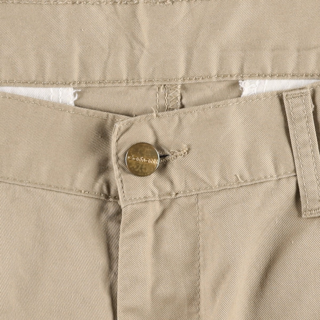 Carhartt WORK IN PROGRESS PRESENTER BERMUDA Work Shorts (Men's W35 equivalent) polyester Beige type Vintage Second Hand