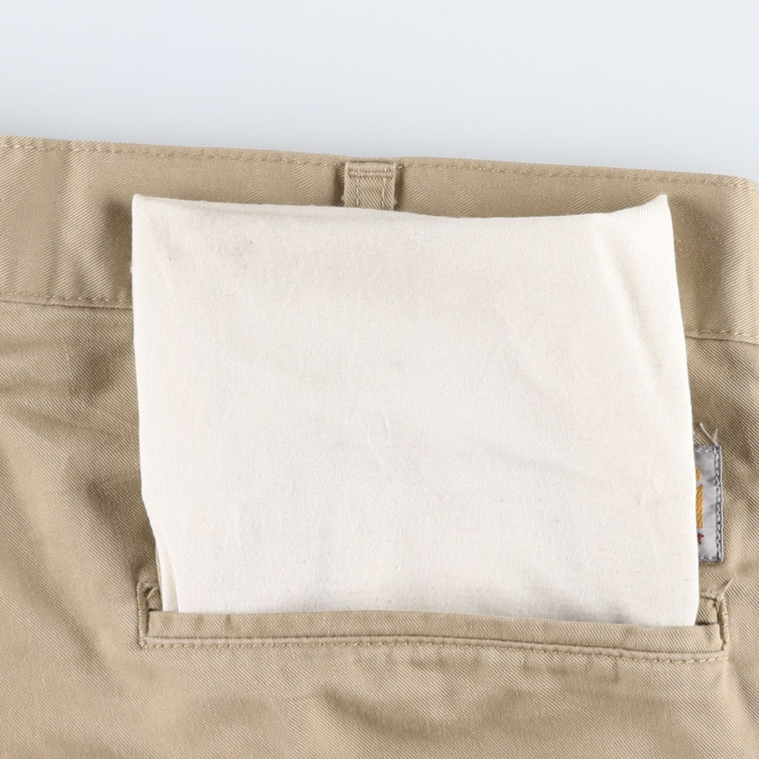Carhartt WORK IN PROGRESS PRESENTER BERMUDA Work Shorts (Men's W35 equivalent) polyester Beige type Vintage Second Hand