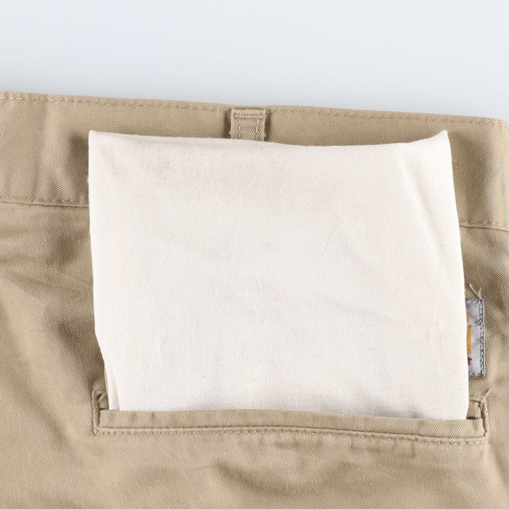 Carhartt WORK IN PROGRESS PRESENTER BERMUDA Work Shorts (Men's W35 equivalent) polyester Beige type Vintage Second Hand