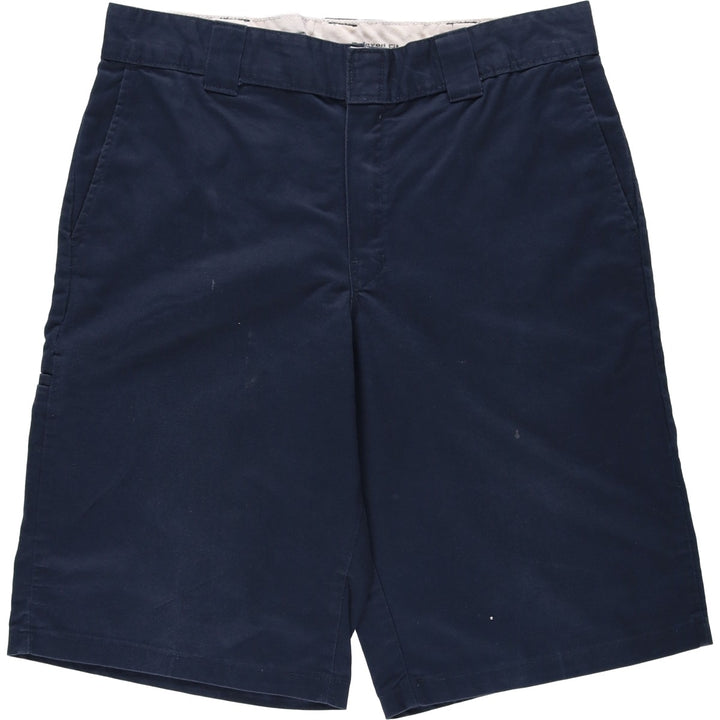 Dickies Relaxed Fit FLEX Work Shorts, Men's, Size W36 polyester navy blue type Vintage Second Hand