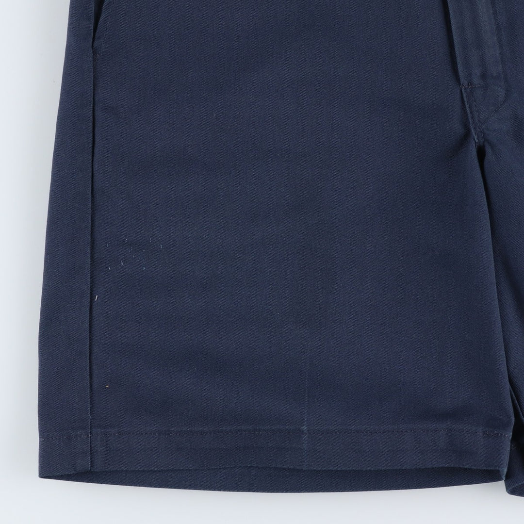Dickies Work Shorts Shorts Men's W34 equivalent polyester navy blue type Vintage Second Hand