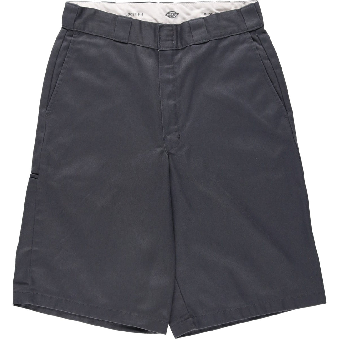 Dickies Work Shorts, Half Pants, Men's, W31 equivalent polyester gray type Vintage Second Hand