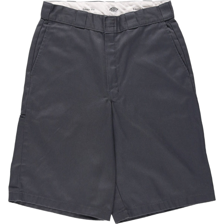 Dickies Work Shorts, Half Pants, Men's, W31 equivalent polyester gray type Vintage Second Hand