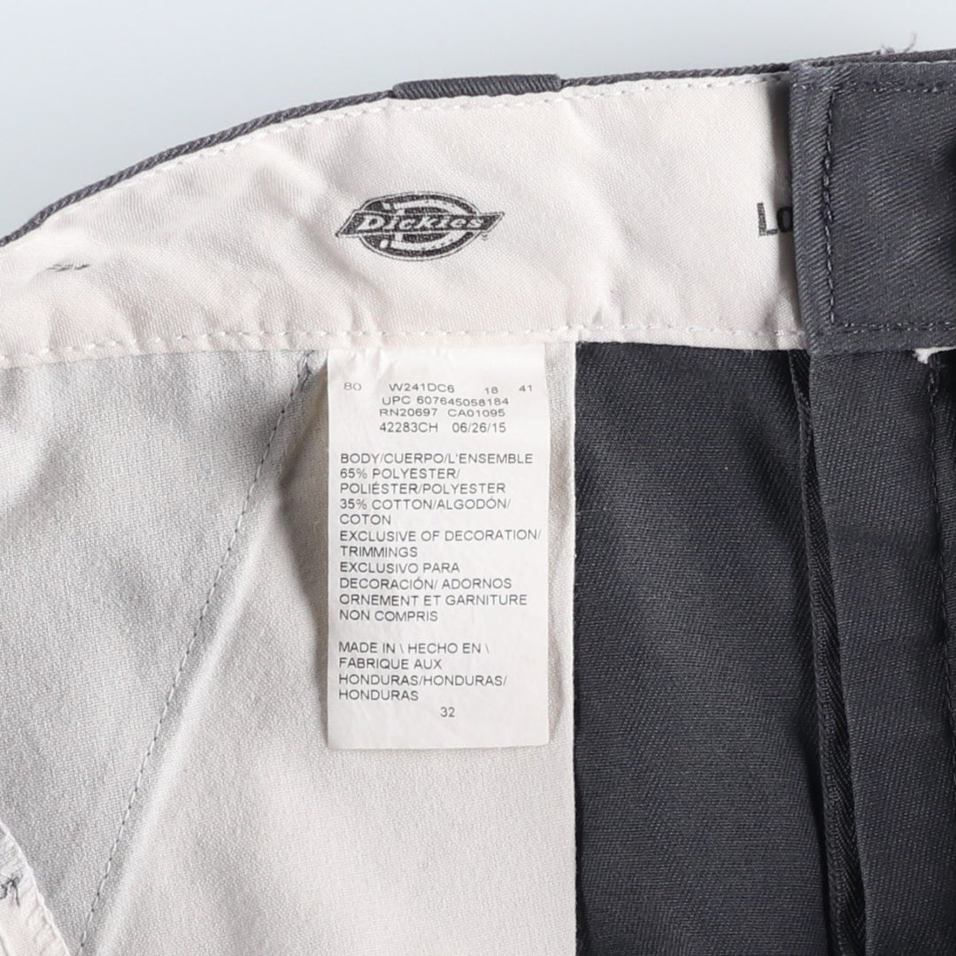 Dickies Work Shorts, Half Pants, Men's, W31 equivalent polyester gray type Vintage Second Hand