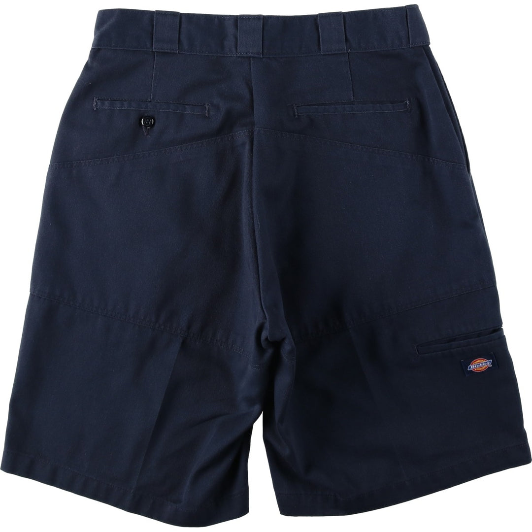 Dickies Work Shorts, Half Pants, Men's, W32 equivalent polyester navy blue type Vintage Second Hand