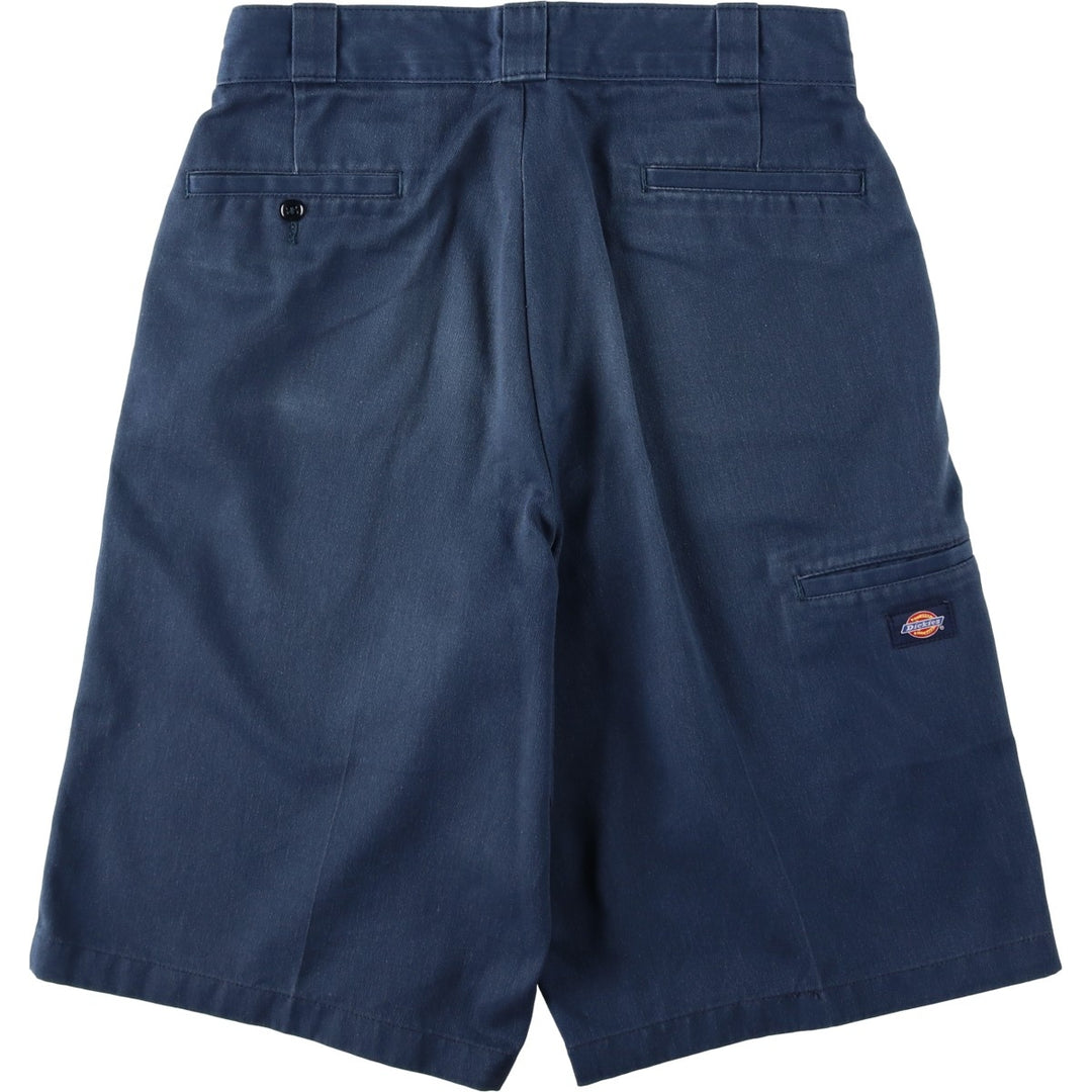 Dickies Work Shorts, Half Pants, Men's, W32 equivalent polyester navy blue type Vintage Second Hand
