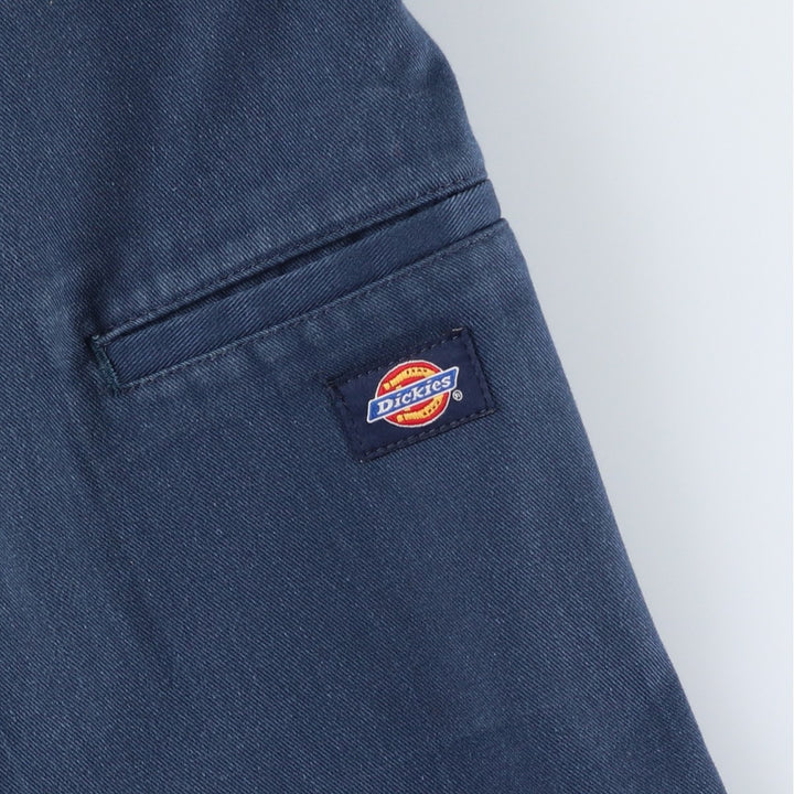 Dickies Work Shorts, Half Pants, Men's, W32 equivalent polyester navy blue type Vintage Second Hand